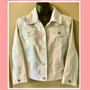 Patchington White Denim Jean Jacket (New with tags)
